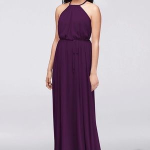 David’s Bridal Plum Dress